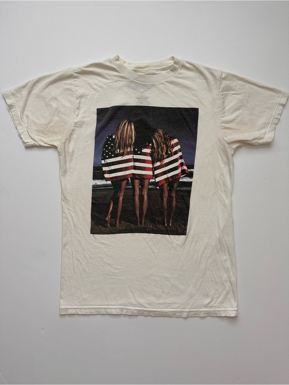 Altru Cream White Graphic Tee with Black Logo